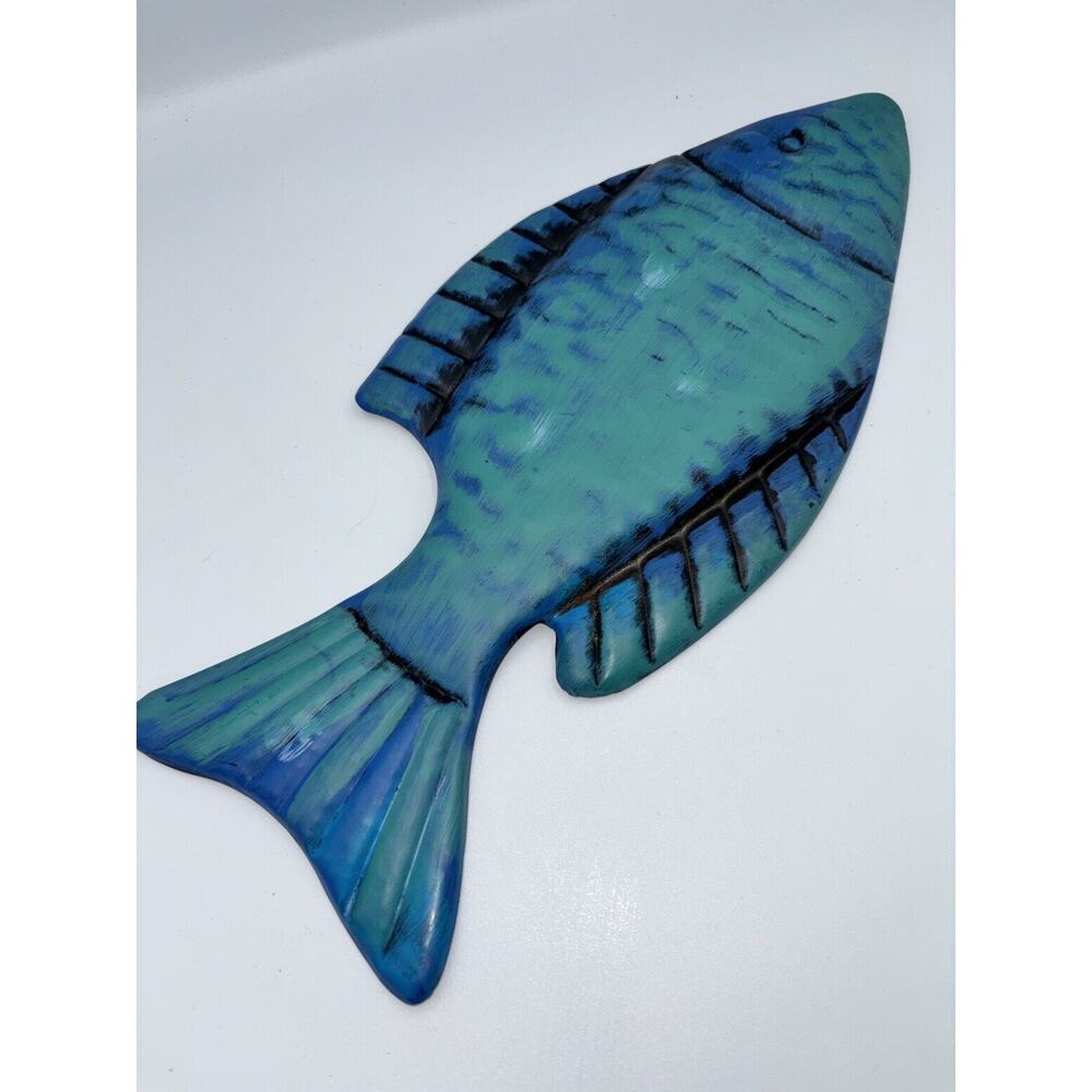 16" Metal Fish Wall Art Wall Hanging Decor Wall Decor Wall Metal 3-D